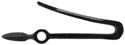 Frizzen spring, wax cast steel, tempered, use 6-40 screw